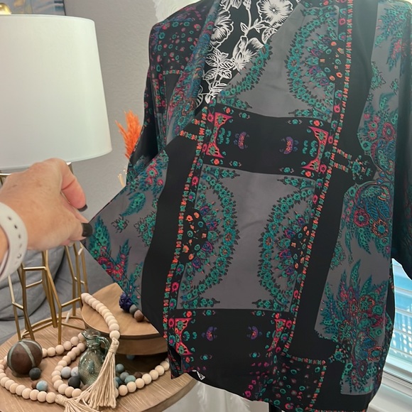 #43 XXI floral kimono type top S/P - Picture 3 of 11